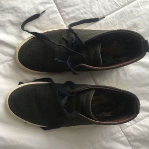 Dark green old navy slip ons